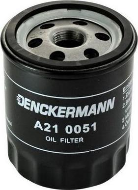 Denckermann A210051 - Масляний фільтр autozip.com.ua