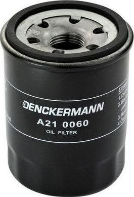 Denckermann A210060 - Масляний фільтр autozip.com.ua