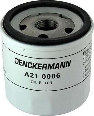 Denckermann A210006 - Масляний фільтр autozip.com.ua