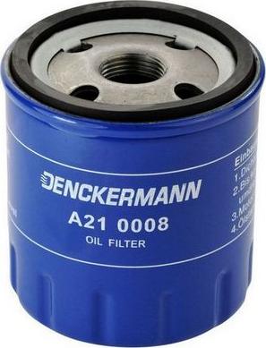 Denckermann A210008 - Масляний фільтр autozip.com.ua