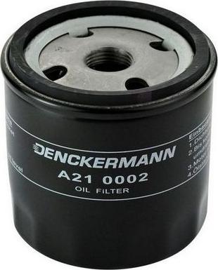 Denckermann A210002 - Масляний фільтр autozip.com.ua