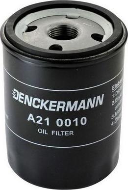 Denckermann A210010 - Масляний фільтр autozip.com.ua