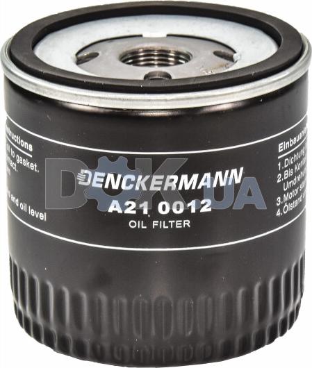 Denckermann A210012-S - Масляний фільтр autozip.com.ua