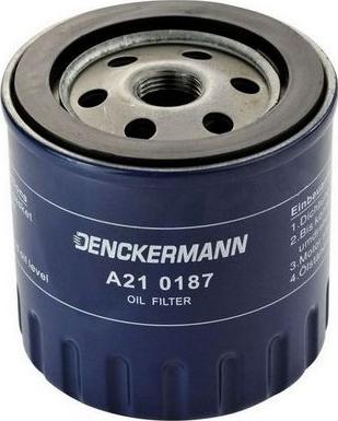 Denckermann A210187 - Масляний фільтр autozip.com.ua