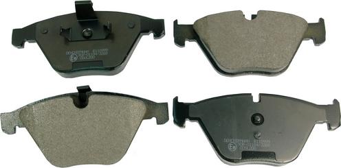 Denckermann B110999 - Гальмівні колодки, дискові гальма autozip.com.ua