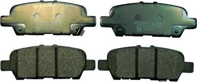 Denckermann B110998 - Гальмівні колодки, дискові гальма autozip.com.ua