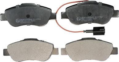 Denckermann B110961 - Гальмівні колодки, дискові гальма autozip.com.ua