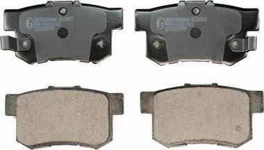 Denckermann B110907 - Гальмівні колодки, дискові гальма autozip.com.ua