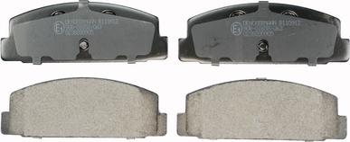 Denckermann B110912 - Гальмівні колодки, дискові гальма autozip.com.ua