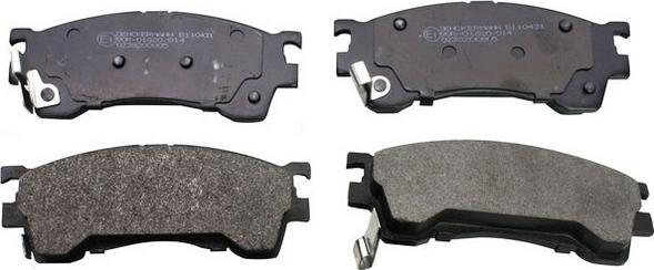 Denckermann B110431 - Гальмівні колодки, дискові гальма autozip.com.ua