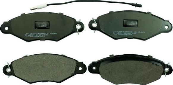Denckermann B110648 - Гальмівні колодки, дискові гальма autozip.com.ua