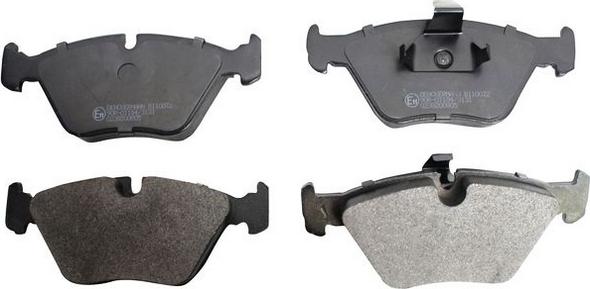 Denckermann B110072 - Гальмівні колодки, дискові гальма autozip.com.ua