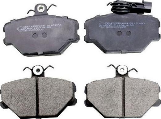 Denckermann B110190 - Гальмівні колодки, дискові гальма autozip.com.ua