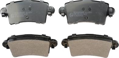 Denckermann B110897 - Гальмівні колодки, дискові гальма autozip.com.ua