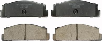 Denckermann B110868 - Гальмівні колодки, дискові гальма autozip.com.ua
