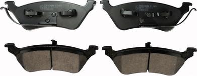Denckermann B110874 - Гальмівні колодки, дискові гальма autozip.com.ua