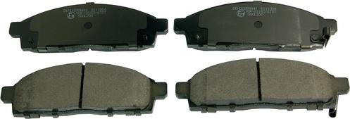Denckermann B111004 - Гальмівні колодки, дискові гальма autozip.com.ua