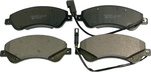 Denckermann B111005 - Гальмівні колодки, дискові гальма autozip.com.ua