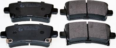 Denckermann B111012 - Гальмівні колодки, дискові гальма autozip.com.ua