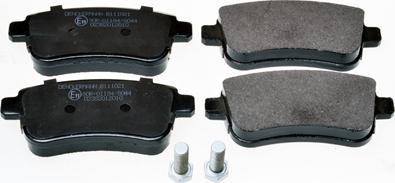 Denckermann B111021 - Гальмівні колодки, дискові гальма autozip.com.ua