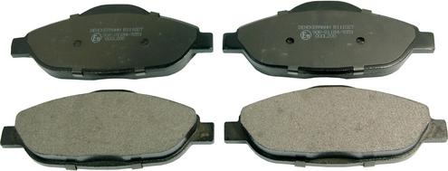 Denckermann B111027 - Гальмівні колодки, дискові гальма autozip.com.ua