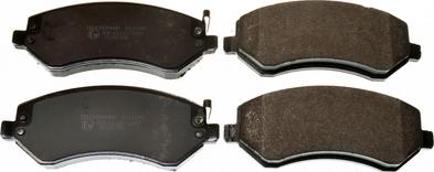 Denckermann B111199 - Гальмівні колодки, дискові гальма autozip.com.ua