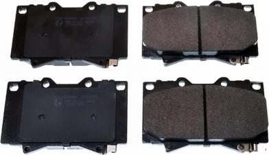 Denckermann B111159 - Гальмівні колодки, дискові гальма autozip.com.ua
