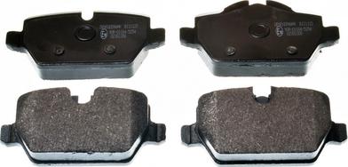 Denckermann B111123 - Гальмівні колодки, дискові гальма autozip.com.ua