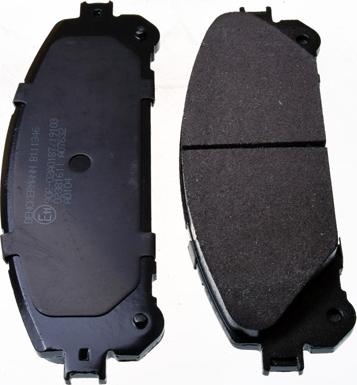 Denckermann B111346 - Гальмівні колодки, дискові гальма autozip.com.ua