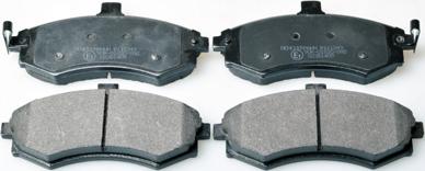 Denckermann B111249 - Гальмівні колодки, дискові гальма autozip.com.ua
