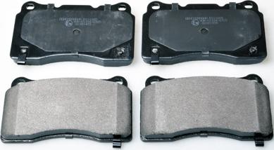 Denckermann B111265 - Гальмівні колодки, дискові гальма autozip.com.ua
