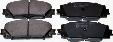 Denckermann B111213 - Гальмівні колодки, дискові гальма autozip.com.ua