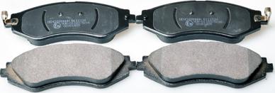 Denckermann B111234 - Гальмівні колодки, дискові гальма autozip.com.ua