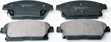 Denckermann B111236 - Гальмівні колодки, дискові гальма autozip.com.ua