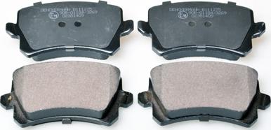 Denckermann B111275 - Гальмівні колодки, дискові гальма autozip.com.ua