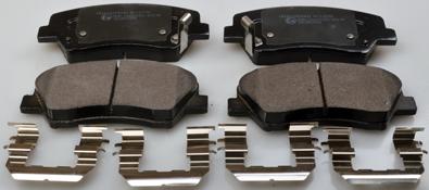 Denckermann B111278 - Гальмівні колодки, дискові гальма autozip.com.ua