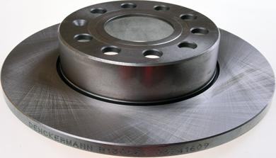 Denckermann B130267 - Гальмівний диск autozip.com.ua