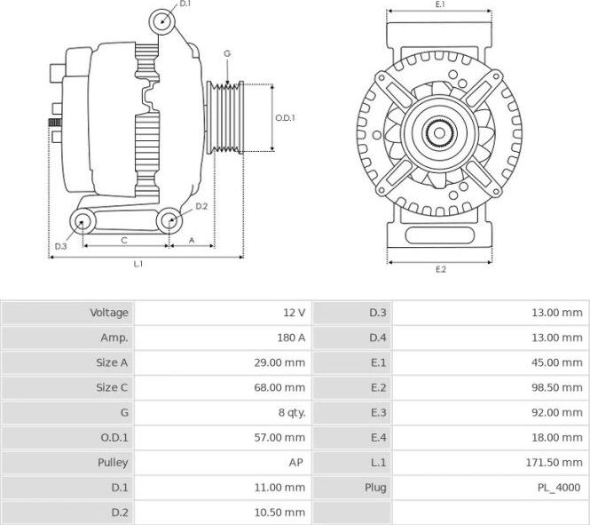 Denso 104210-6140 - Генератор autozip.com.ua