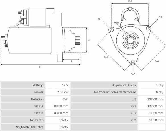 Denso 1280000210 - Тягове реле, стартер autozip.com.ua