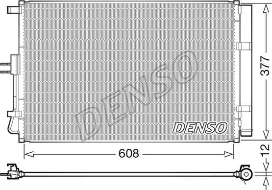 Denso DCN43003 - Конденсатор, кондиціонер autozip.com.ua