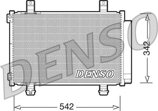 Denso DCN47005 - Конденсатор, кондиціонер autozip.com.ua