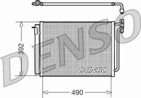 Denso DCN05009 - Конденсатор, кондиціонер autozip.com.ua