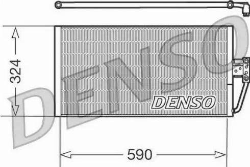 Denso DCN05006 - Конденсатор, кондиціонер autozip.com.ua