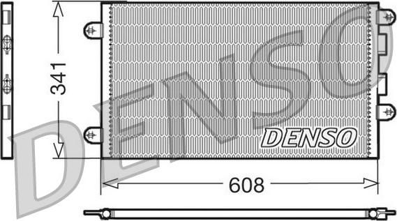 Denso DCN01012 - Конденсатор, кондиціонер autozip.com.ua