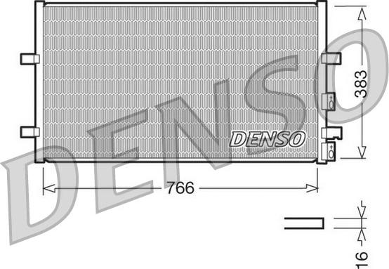 Denso DCN10009 - Конденсатор, кондиціонер autozip.com.ua