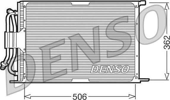 Denso DCN10005 - Конденсатор, кондиціонер autozip.com.ua