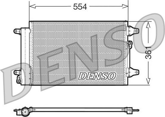 Denso DCN32015 - Конденсатор, кондиціонер autozip.com.ua