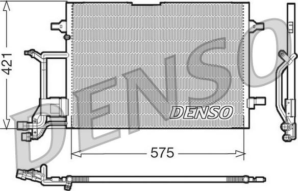Denso DCN32016 - Конденсатор, кондиціонер autozip.com.ua