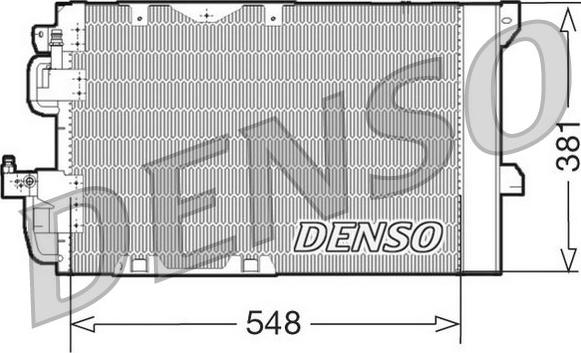 Denso DCN20005 - Конденсатор, кондиціонер autozip.com.ua