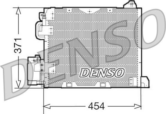 Denso DCN20006 - Конденсатор, кондиціонер autozip.com.ua